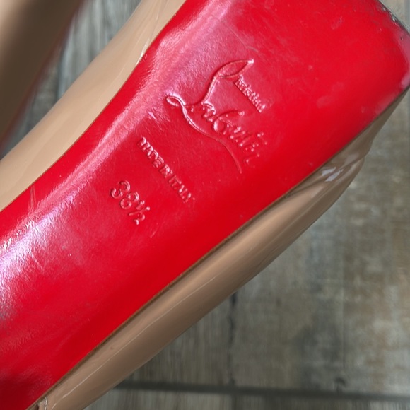 ‼️SOLD‼️CHRISTIAN LOUBOUTIN Lady Peep Sling Heels - Picture 10 of 16